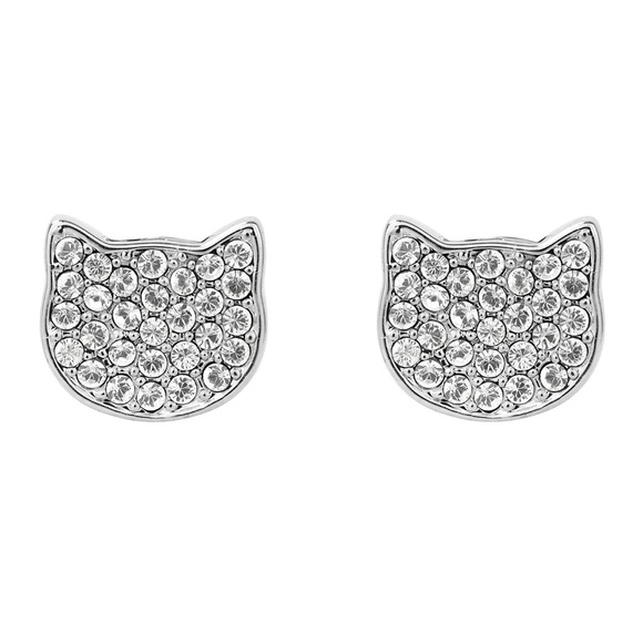 Karl Lagerfeld Silhouette Choupette Stud Earrings - Picture 4 of 4